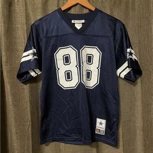 Dez Bryant #88 NFL Football Blue Youth Large Throwback Dallas Cowboys Jersey 88.
